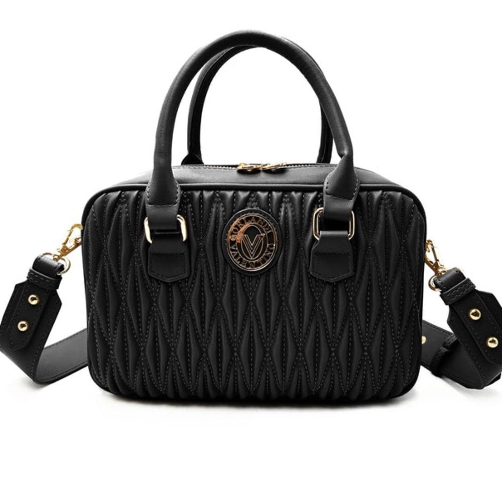 Valentino Orlandi Gunmetal Top Handle East West Hand Bag